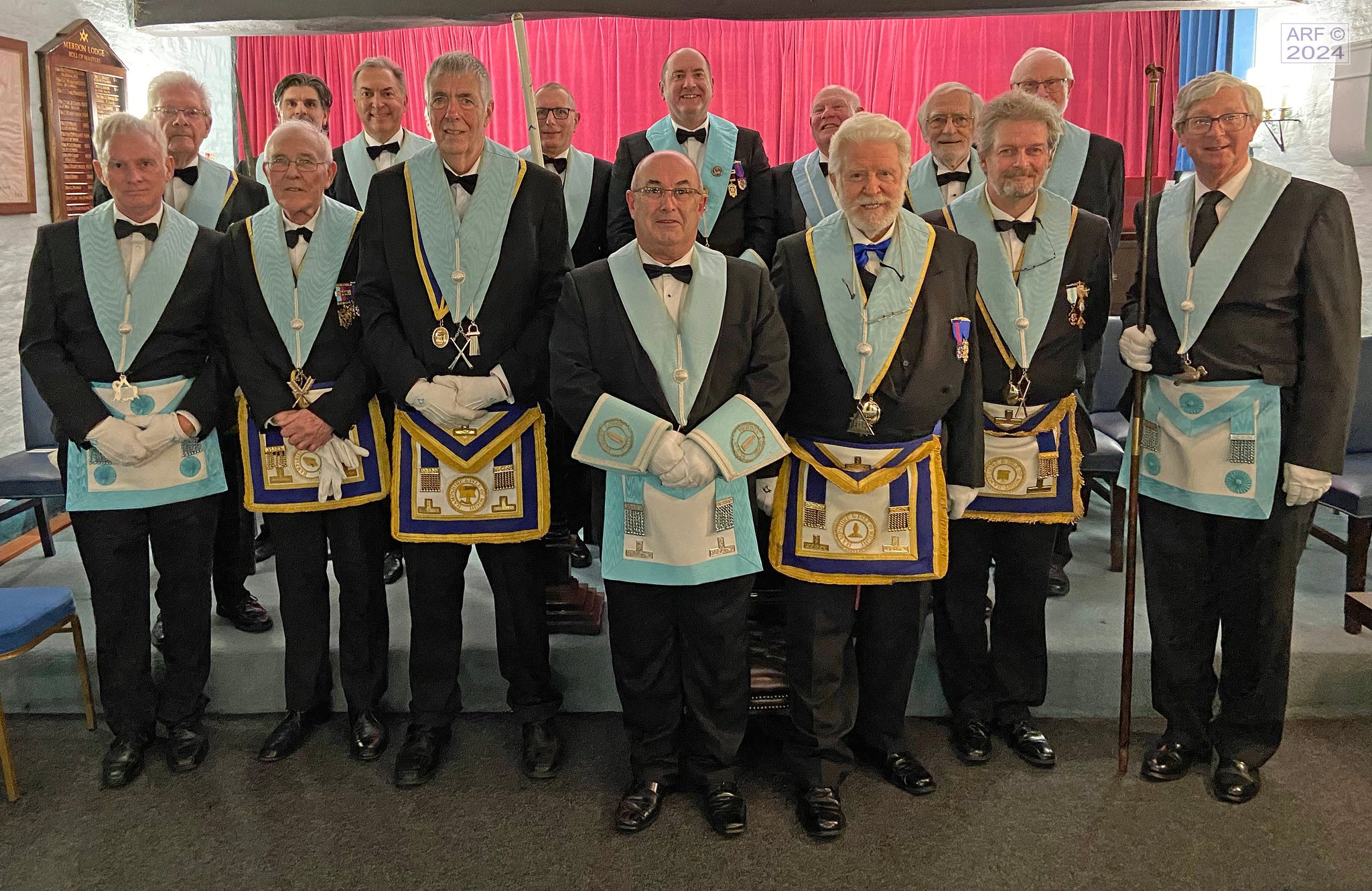 The new team of officers at Merdon Lodge