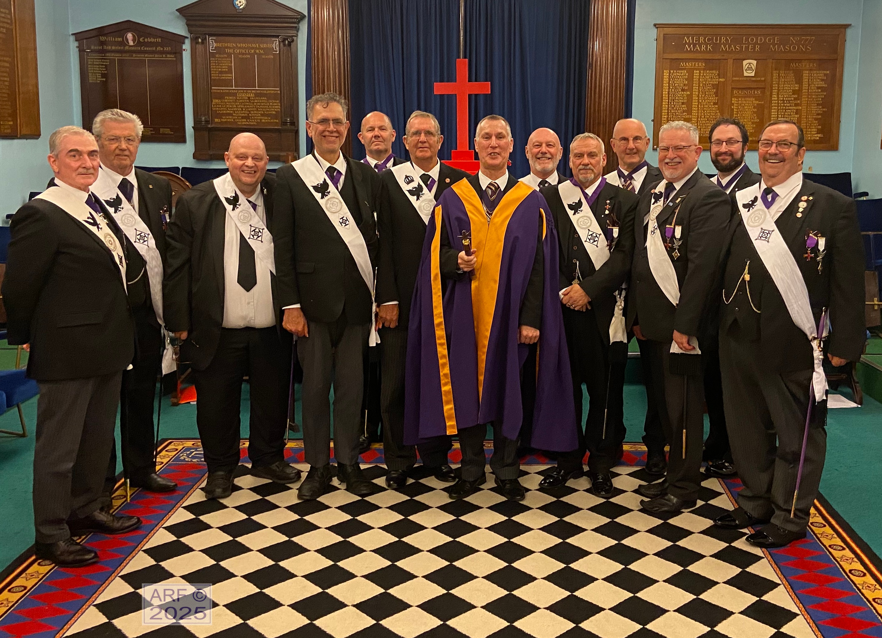 The Divisional Sepulchre Guard gathered at the Red Cross AGM in Botley